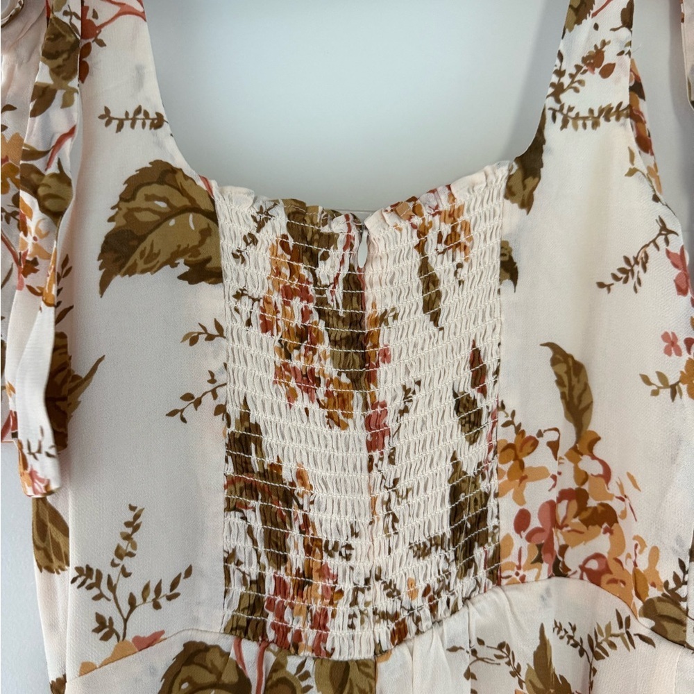 Reformation Nadira Bella Print Tie Dress - Picture 7 of 7